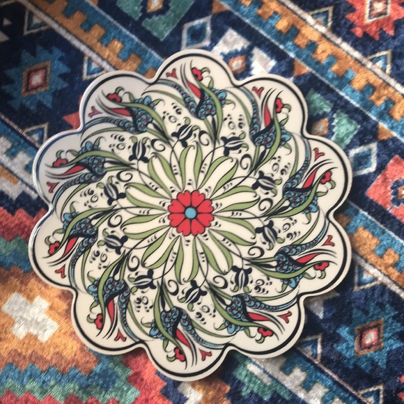 Other - Traditional Iznik Turkish Ceramic Art Coaster Trivet